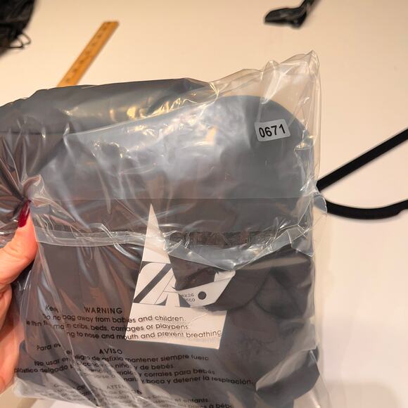 NWT Zara Black Satin Sleeveless Maxi Dress Size Small - Picture 10 of 10